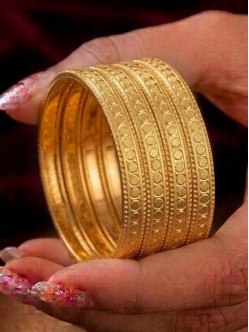 Gold Plated Bangles